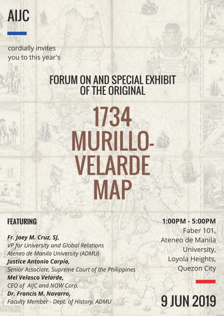1734 Murillo-Velarde Map