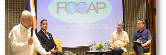 Secretary Del Rosario: South China Sea Dispute Concerns International Commitment to Uphold Rule of Law