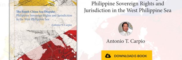 The South China Sea Dispute: Philippine Sovereign Rights and Jurisdiction in the West Philippine Sea