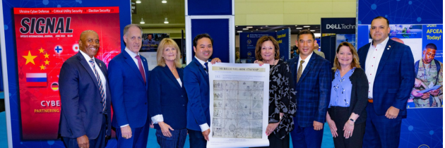 AFCEA International receives official replica of Murillo Velarde 1734 Map