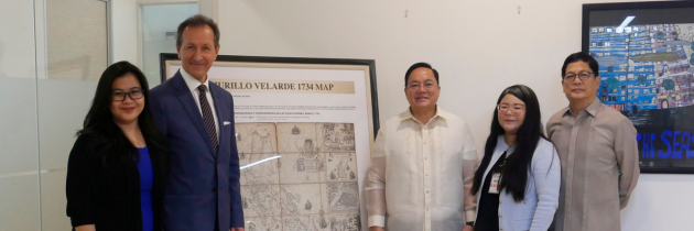 Austrian Embassy Manila receives official replica of Murillo Velarde 1734 Map