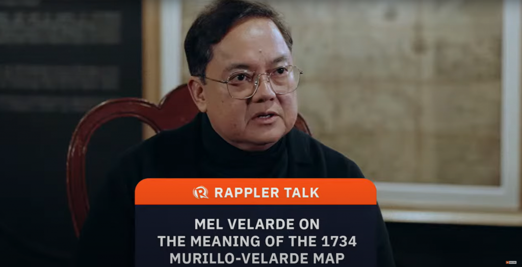 Rappler Talk: Mel Velarde on the meaning of the 1734 Murillo-Velarde map